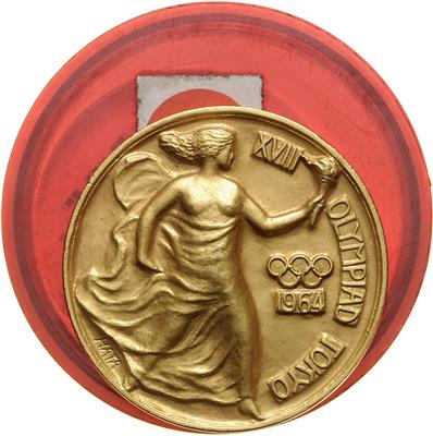 XVIII. Olympische Spiele in Tokio 1964 - Monete, medaglie e carta moneta