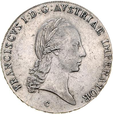 (2 AR) a.) Franz I. - Münzen, Medaillen und Papiergeld