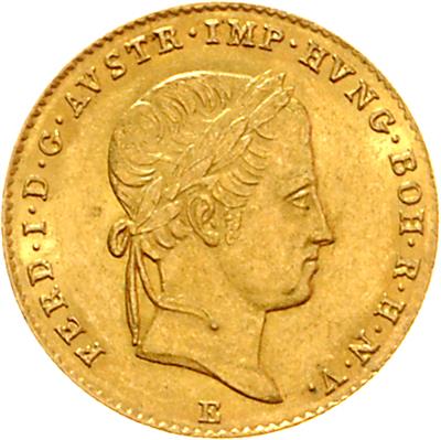 Ferdinand I. GOLD - Münzen, Medaillen und Papiergeld