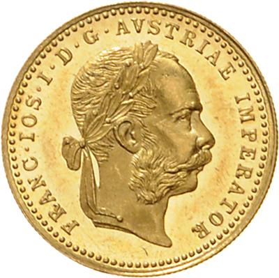 Franz Josef I. GOLD - Münzen, Medaillen und Papiergeld