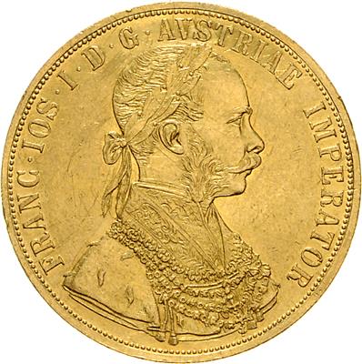 Franz Josef I. GOLD - Coins, medals and paper money