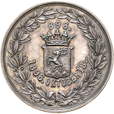 Franz Josef I.- Ungarische 1000 Jahrfeier - Mince a medaile