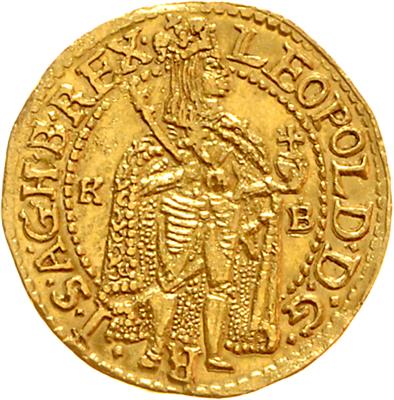 Leopold I. GOLD - Mince a medaile