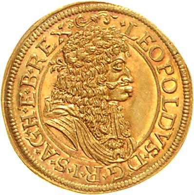 Leopold I. GOLD - Mince a medaile