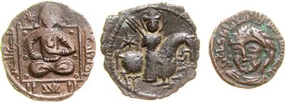 (3 Stk.) 1) Seljuqen von Rum, Sulayman II. AH 592-600 (1196-1204) - Monete, medaglie e carta moneta