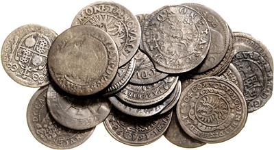 (78 AR) div. 1 Kreuzer viel zeit Leopold I. u. a. Leopold I. 1698 MMW, - Coins, medals and paper money