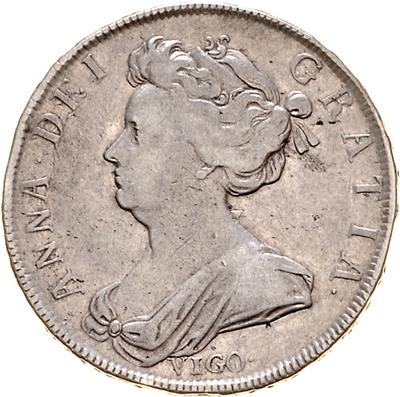 Anne 1702-1714 - Coins, medals and paper money