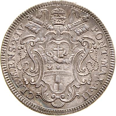 Clemens XIV. 1769-1774 - Coins, medals and paper money