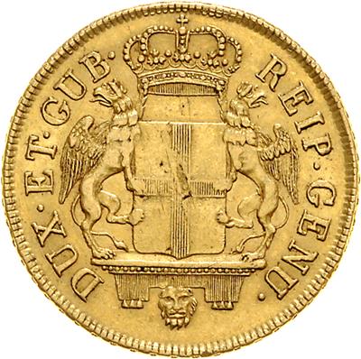 Genua, GOLD - Münzen, Medaillen und Papiergeld