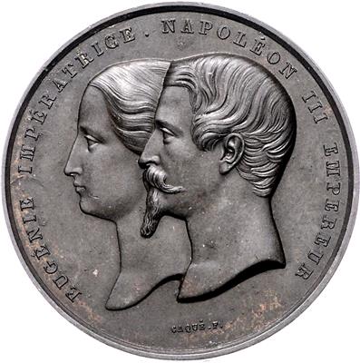 Nepoloen III. 1852-1870 - Mince a medaile