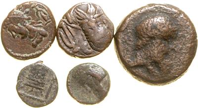 Parthische Bronzemünzen - Münzen, Medaillen und Papiergeld