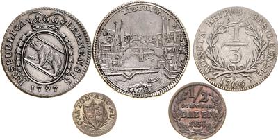 Schweiz - Coins, medals and paper money