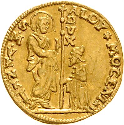 Venedig, Alvise II. Mocenigo 1700-1709, GOLD - Mince a medaile
