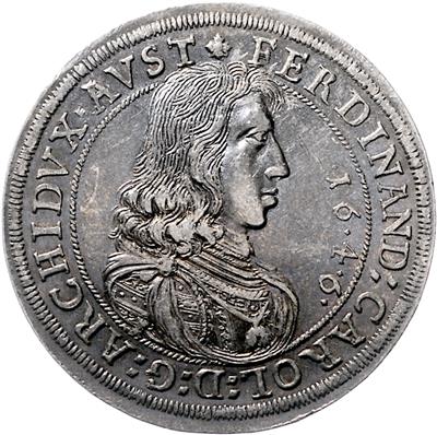 Eh. Ferdinand Karl - Münzen, Medaillen und Papiergeld