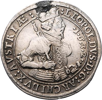 Erzh. Leopold - Coins, medals and paper money