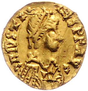 Anonym, frühes 6. Jh. n. C. mit Namen des Iustinus, GOLD - Coins, medals and paper money