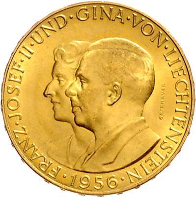 Franz Josef II. 1938-1990 GOLD - Monete, medaglie e carta moneta