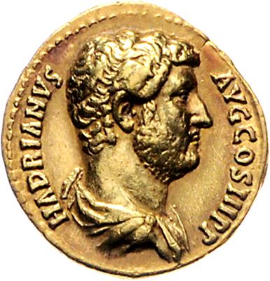 Hadrianus 117-138, GOLD - Mince a medaile