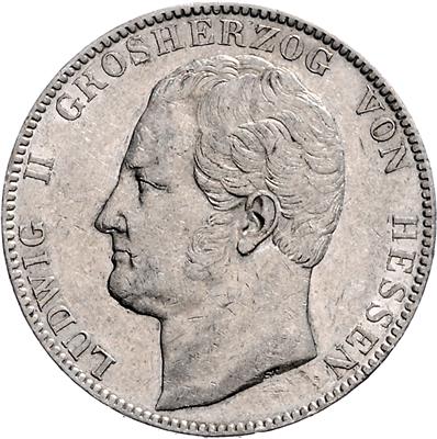 Hessen-Darmstadt, Ludwig II. 1830-1848 - Münzen, Medaillen und Papiergeld