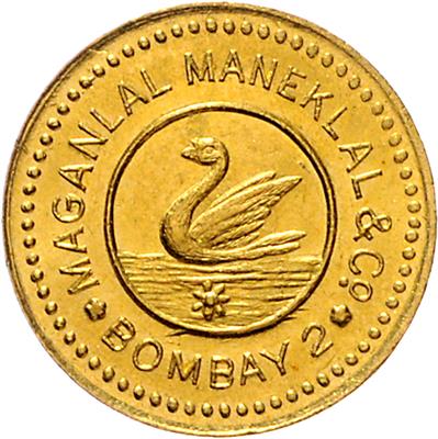 Indien, Bombay GOLD - Münzen, Medaillen und Papiergeld