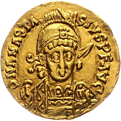 Ostgothen, Theoderich im Namen Anastasius I. 491-518, GOLD - Münzen, Medaillen und Papiergeld