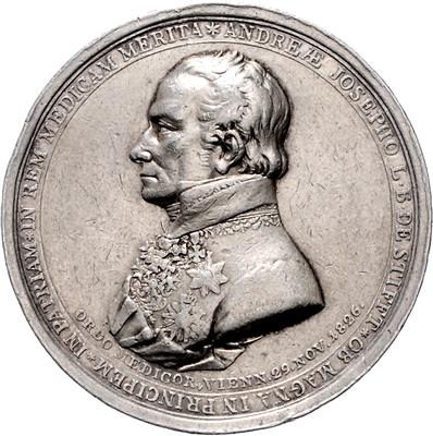 Andreas Baron Stifft 1760-1836, Leibarzt Franz II./I. - Münzen und Medaillen