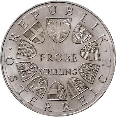AR Probe zur 500 Schillingmünze Leopold Figl 1982, - Coins and medals