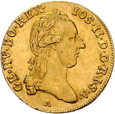 Josef II., GOLD - Mince a medaile