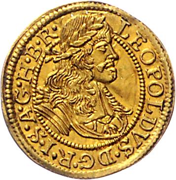 Leopold I. GOLD - Coins and medals