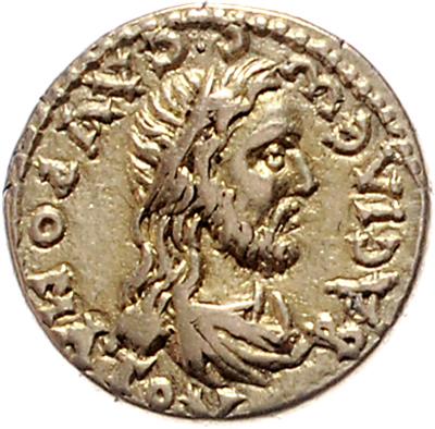 BOSPORANISCHES KÖNIGREICH, Sauromates II. 174/175-210/211n. C. und Septimius Severus, ELEKTRON - Coins and medals
