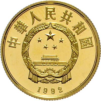 China, Volksrepublik GOLD - Mince a medaile