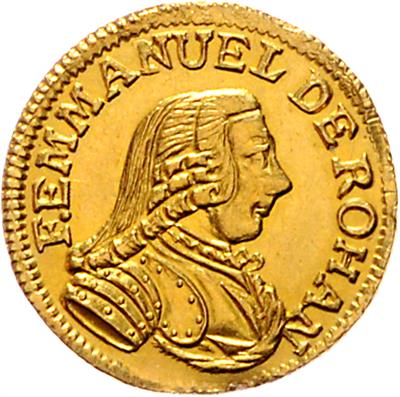 Fra Emmanuel de Rohan 1741-1773, GOLD - Mince a medaile