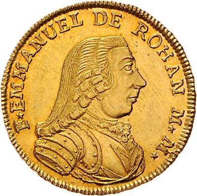 Fra Emmanuel de Rohan 1741-1773, GOLD - Münzen und Medaillen