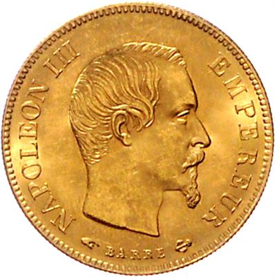 Napoleon III. 1852-1870, GOLD - Monete e medaglie