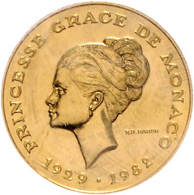 Rainier III. 1949-2005 GOLD ESSAI - Monete e medaglie