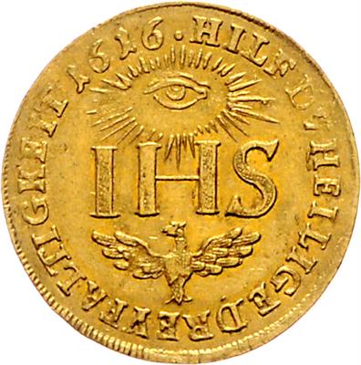 Sachsen- A. L. Johann Georg I.1611-1656, GOLD - Mince a medaile