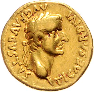 Tiberius 14-37, GOLD - Münzen und Medaillen