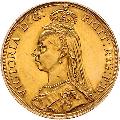 Victoria 1837-1901, GOLD - Münzen und Medaillen