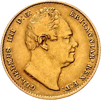 William IV. 1830-1837, GOLD - Monete e medaglie