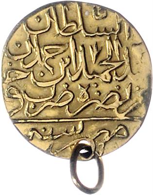 Ägypten, Abdul Hamid I. AH 1187-1203 (1774-1789) GOLD - Monete e medaglie