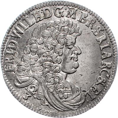 Brandenburg-Preussen, Friedrich Wilhelm 1640-1688 - Monete e medaglie