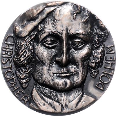 Christopher Polhelm 1661-1751 - Mince a medaile