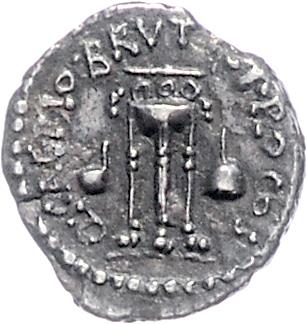 M. IUNIUS BRUTUS (der Caesarmörder) und L SESTIUS - Münzen und Medaillen