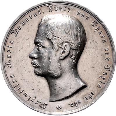 Maximilian Fürst von Thurn und Taxis 1862-1885 - Mince a medaile