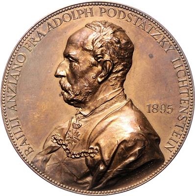 Podstatzky- Lichtenstein, Anziano Fra Adolph, Bailli des Malteserordens - Münzen und Medaillen