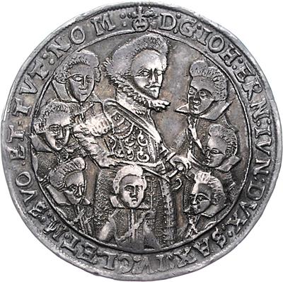 Sachsen- Weimar, Johann Ernst und seine sieben Brüder 1605-1619 - Mince a medaile