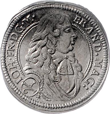 Brandenburg-Ansbach, Johann Friedrich 1667-1686 - Münzen und Medaillen