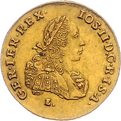 Josef II., als Mitregent GOLD - Mince a medaile