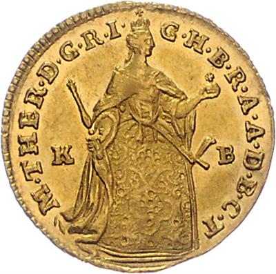 Maria Theresia, GOLD - Coins and medals