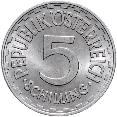 5 Schilling 1957 Wien. =3,99 g=III/III+ - Münzen, Medaillen und Papiergeld